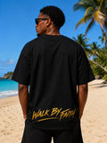 T-Shirt oversize Walk By Faith